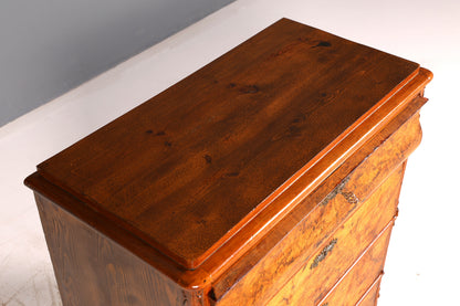 Traumhafte Louis Philippe Kommode Antik Schubladenkommode Vertiko Wäschekommode Highboard Massivholz