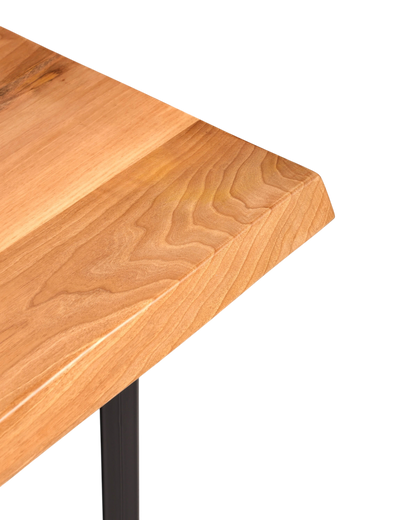 Wunderschöner Nussbaum Tisch 220cm-95cm Esszimmer Tisch Baumkanten Platte massiv Holz Küchentisch