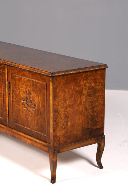 Wunderschönes Original Art Deco Sideboard Antik Schrank TV Kommode um 1930 Designklassiker