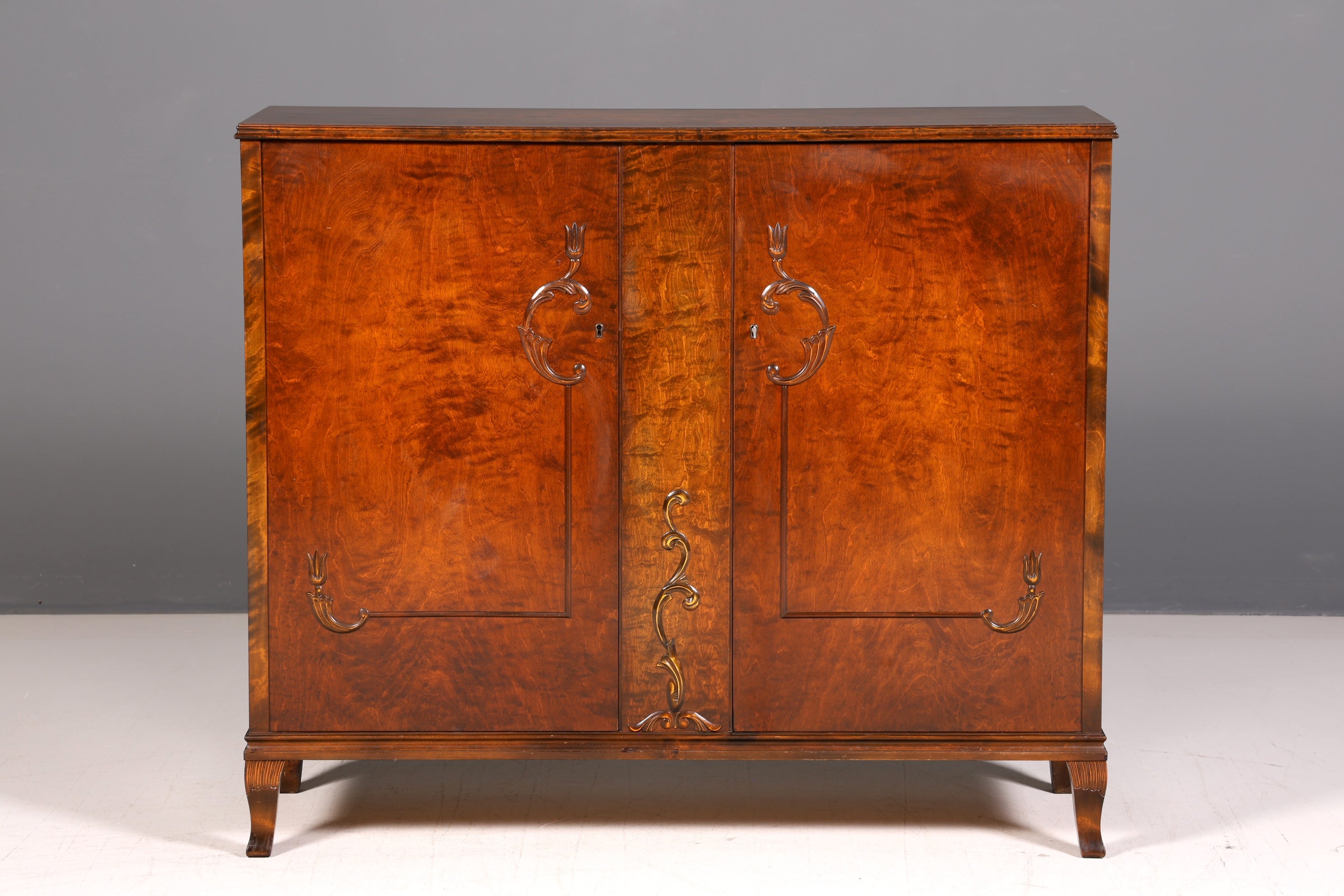 Stilvoller Original Art Deco Schrank Vertiko Sideboard Highboard Kommode Antik um 1930