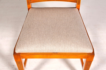 F703 Finition 6 chaises anglaises élégantes, chaises de salle à manger anglaises, chaises de cuisine antiques des années 1960, ensemble de chaises