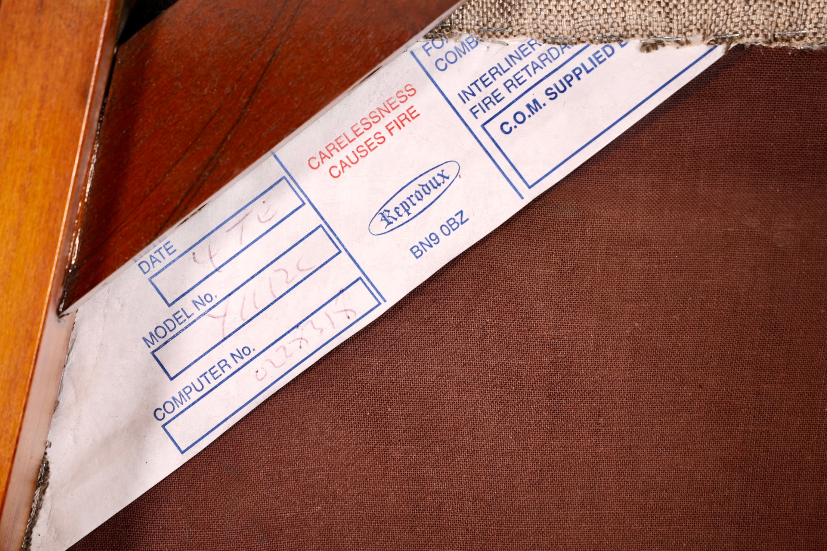 F703 Finition 6 chaises anglaises élégantes, chaises de salle à manger anglaises, chaises de cuisine antiques des années 1960, ensemble de chaises