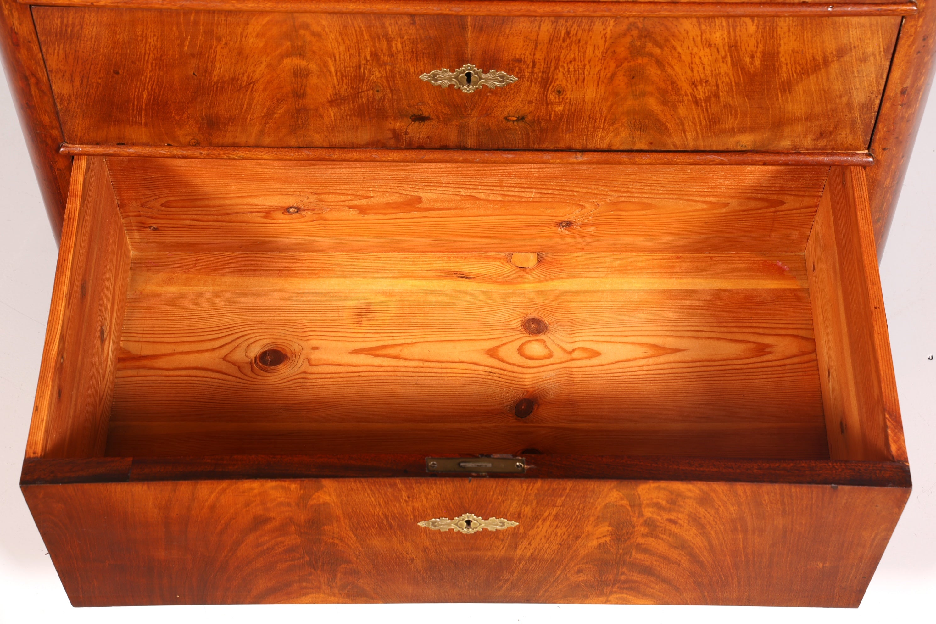 Stilvolle Louis Philippe Kommode Nussbaum Biedermeier Schubladenkommode um 1890