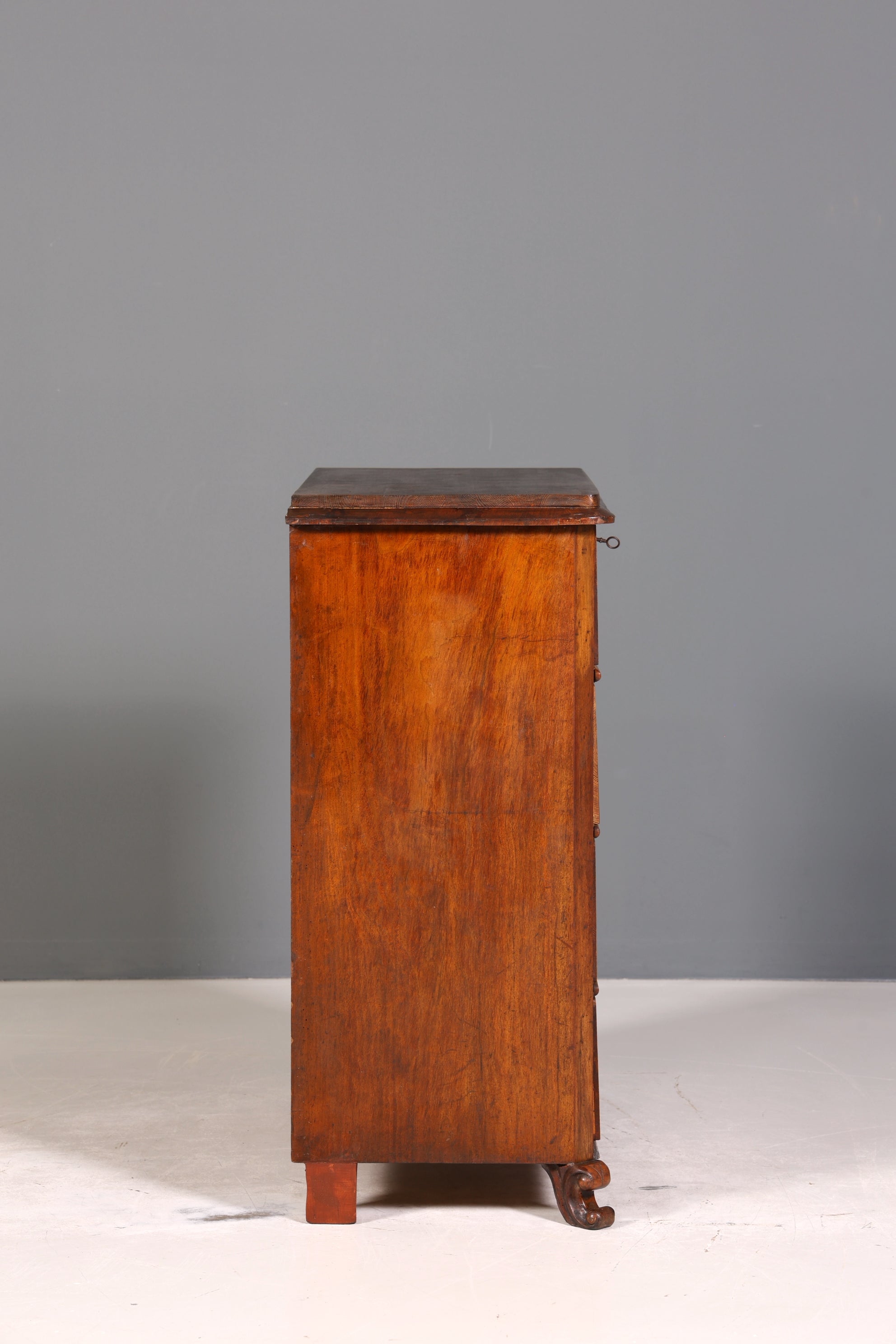 Wunderschöne Louis Philippe Kommode Nussbaum Vertiko Schubladenkommode um 1880