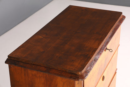 Wunderschöne Louis Philippe Kommode Nussbaum Vertiko Schubladenkommode um 1880