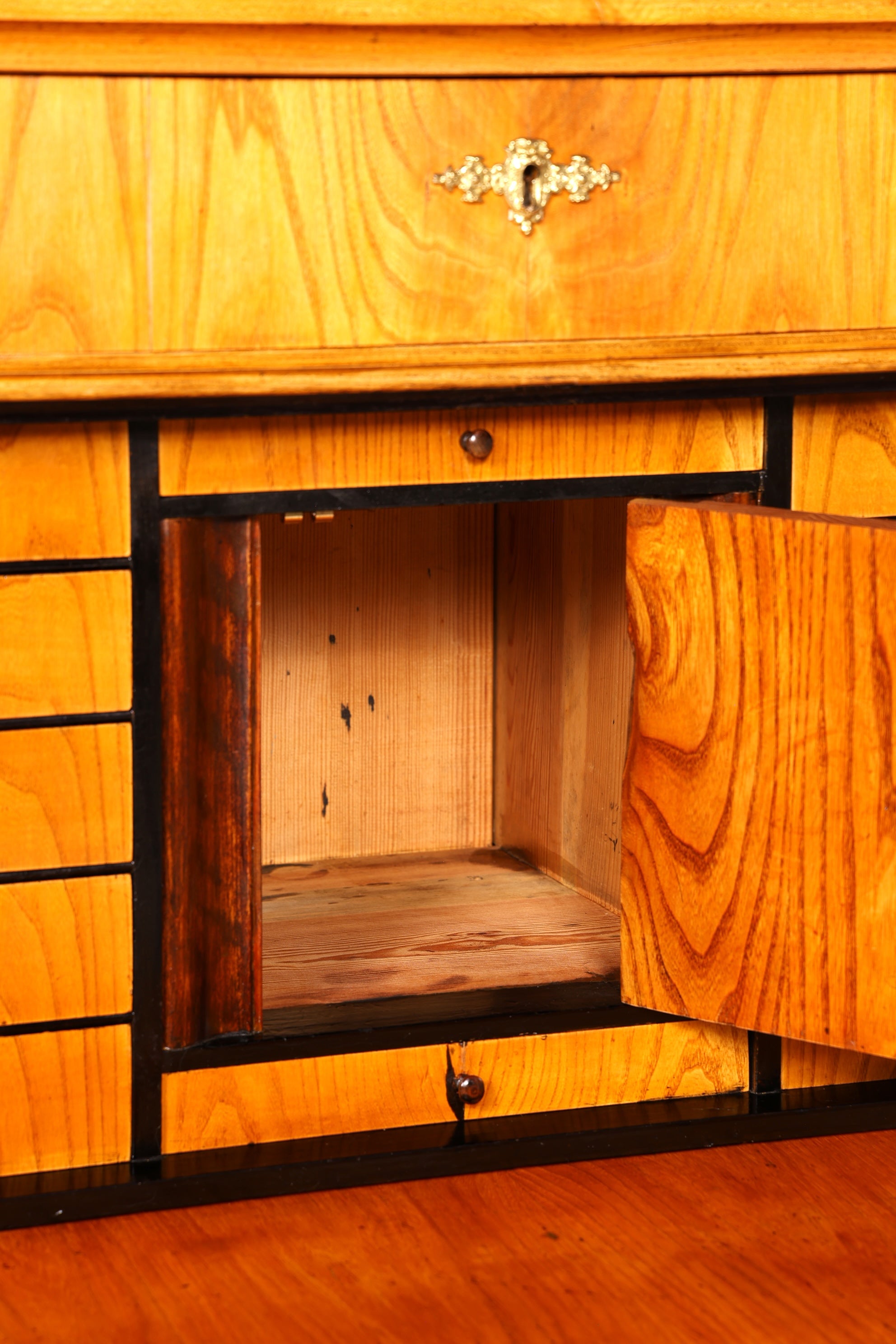 Wunderschöner Antiker Biedermeier Sekretär um 1880 Gründerzeit Echt Holz Schreibsekretär Antik