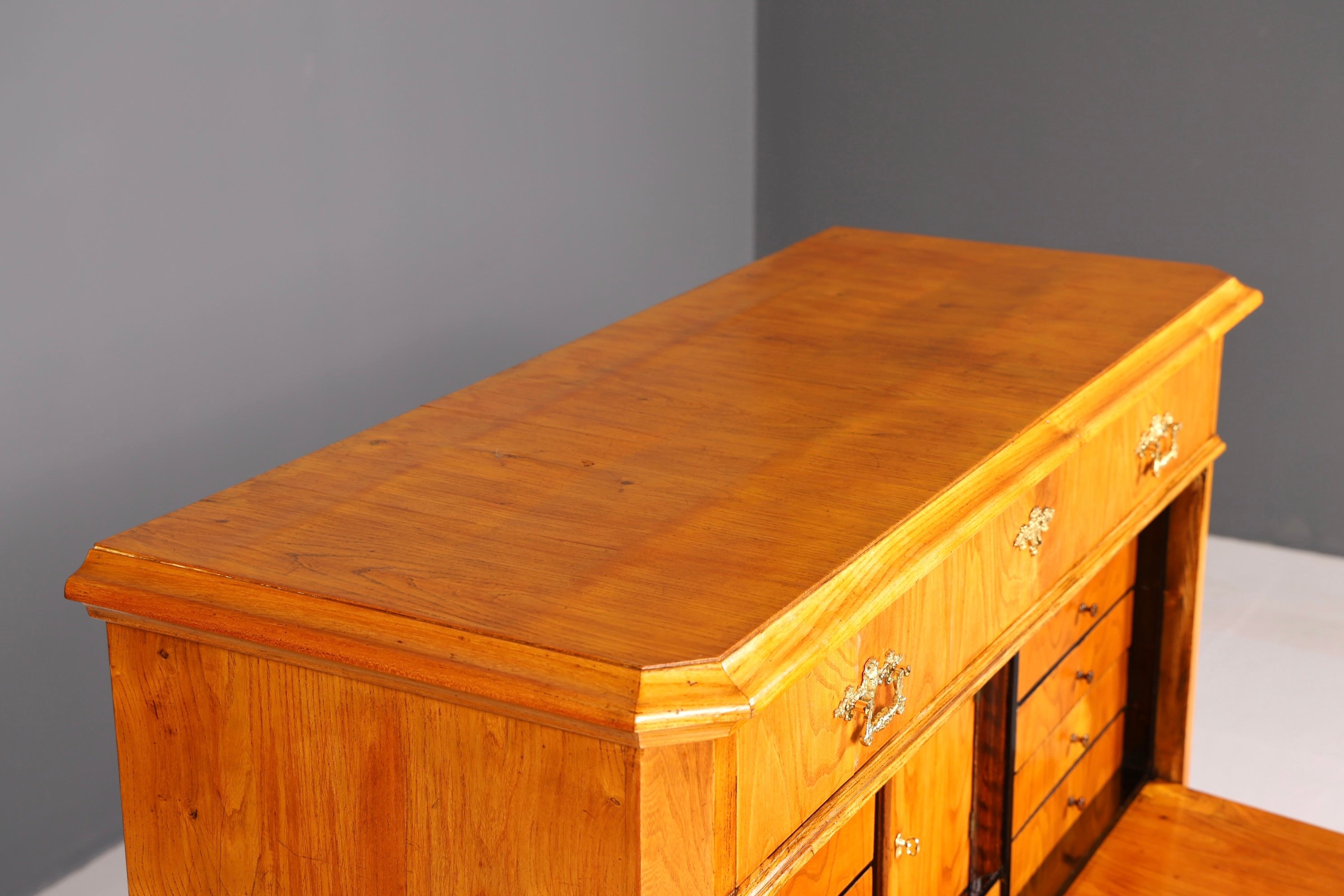 Wunderschöner Antiker Biedermeier Sekretär um 1880 Gründerzeit Echt Holz Schreibsekretär Antik