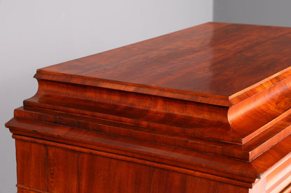 Beeindruckender Biedermeier Sekretär Louis Philippe Vertiko Antik Kommode Schreibkommode Office Desk