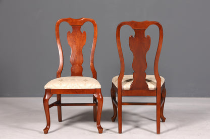 2x Elegant Drexel Heritage Chairs, American USA Chippendale Style Chair Set, Kitchen Chair Set, Dining Room Chairs