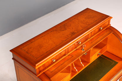 Wunderschöner Rollsekretär Zylindersekretär Sekretär im Barock Stil Antik um 1930 Büro Schreibkommode