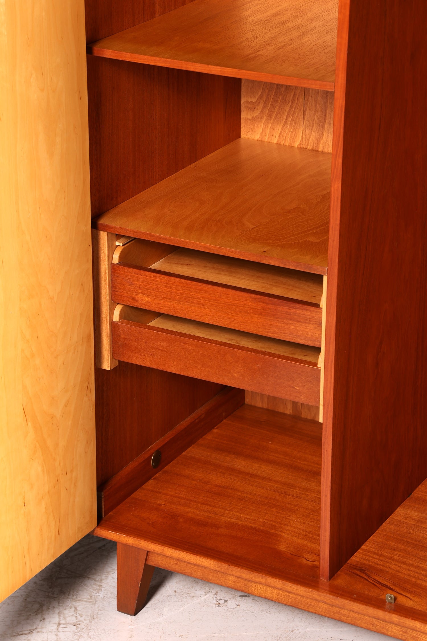 Dreamy mid-century wardrobe, vintage cabinet, retro linen cupboard, hallway cabinet, bedroom