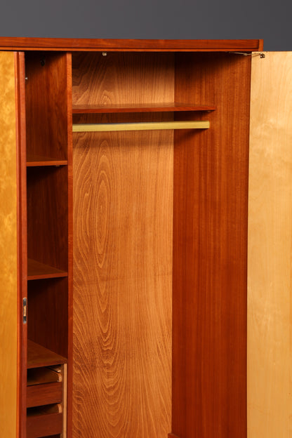 Dreamy mid-century wardrobe, vintage cabinet, retro linen cupboard, hallway cabinet, bedroom