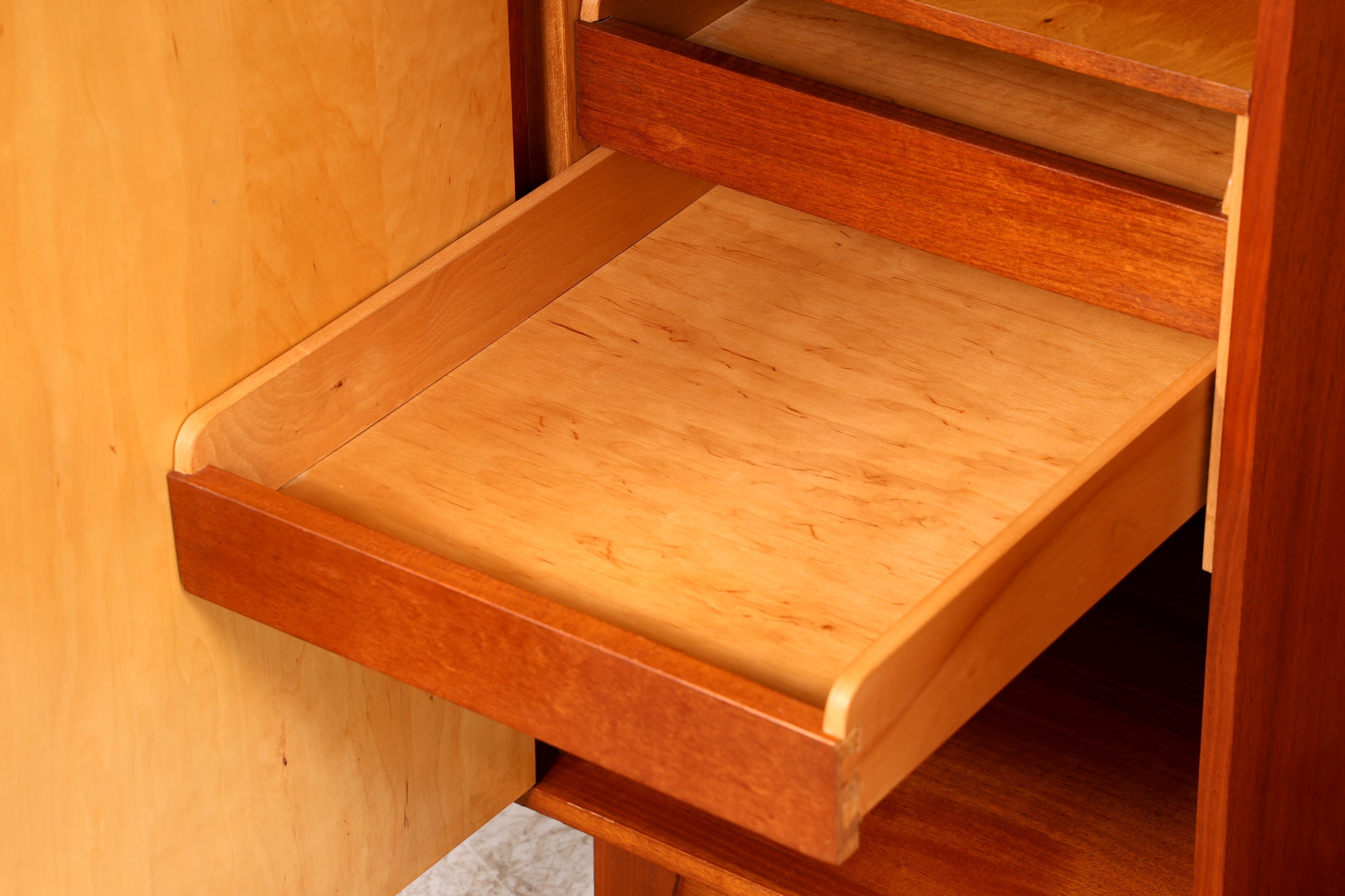 Dreamy mid-century wardrobe, vintage cabinet, retro linen cupboard, hallway cabinet, bedroom