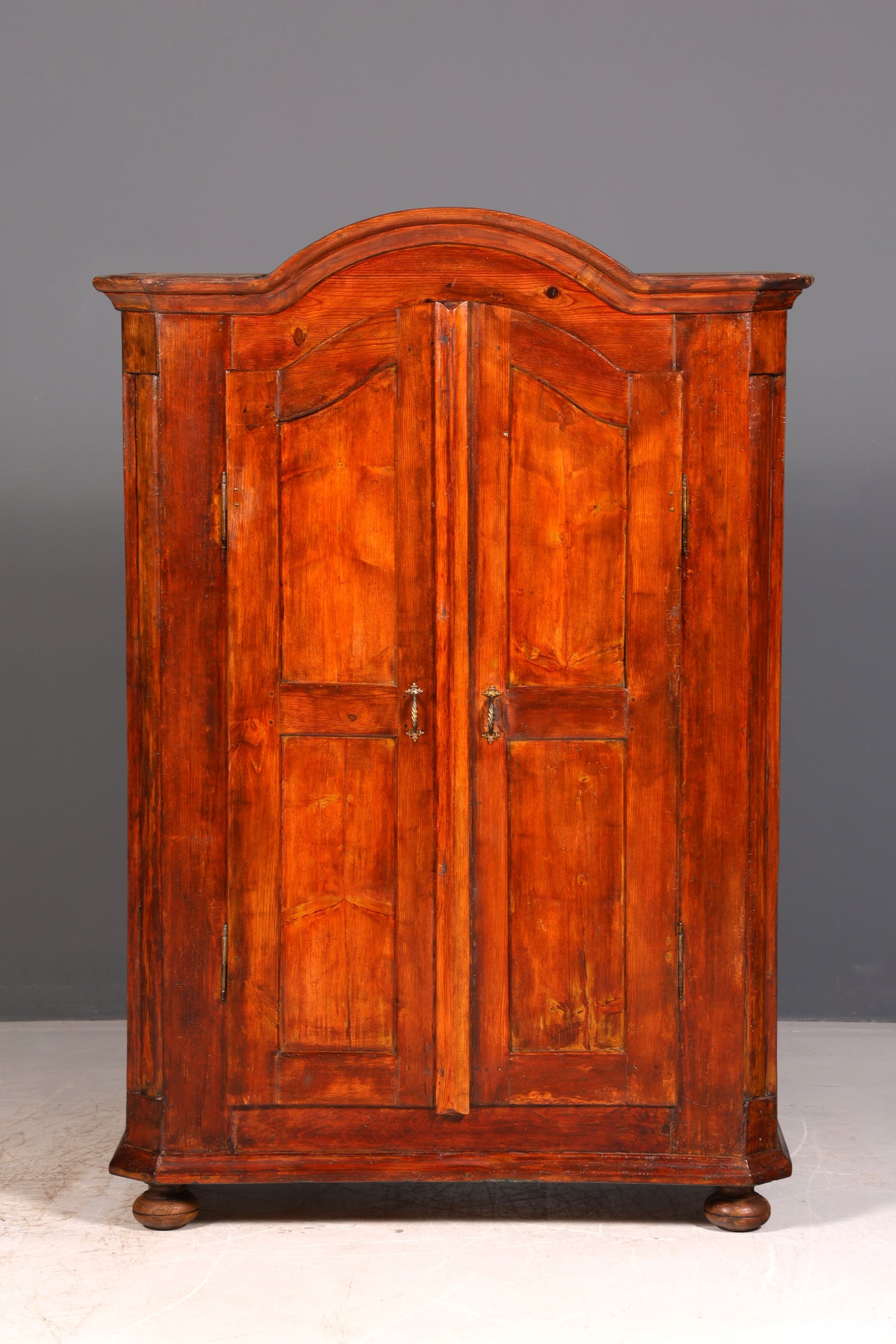 Beautiful Antique Baroque Farmhouse Cabinet Hallway Cabinet Wardrobe Linen Cabinet Solid Wood