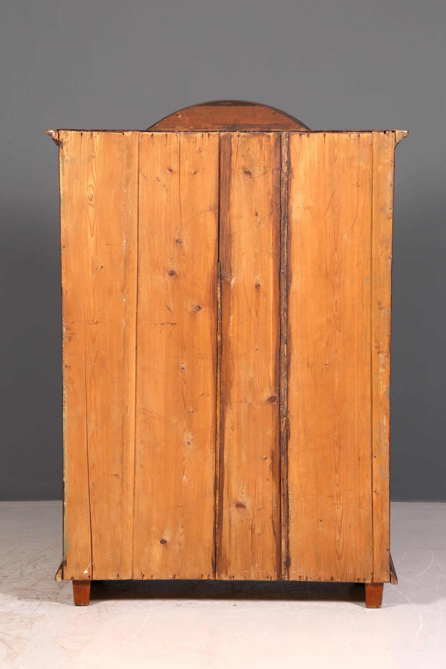 Beautiful Antique Baroque Farmhouse Cabinet Hallway Cabinet Wardrobe Linen Cabinet Solid Wood