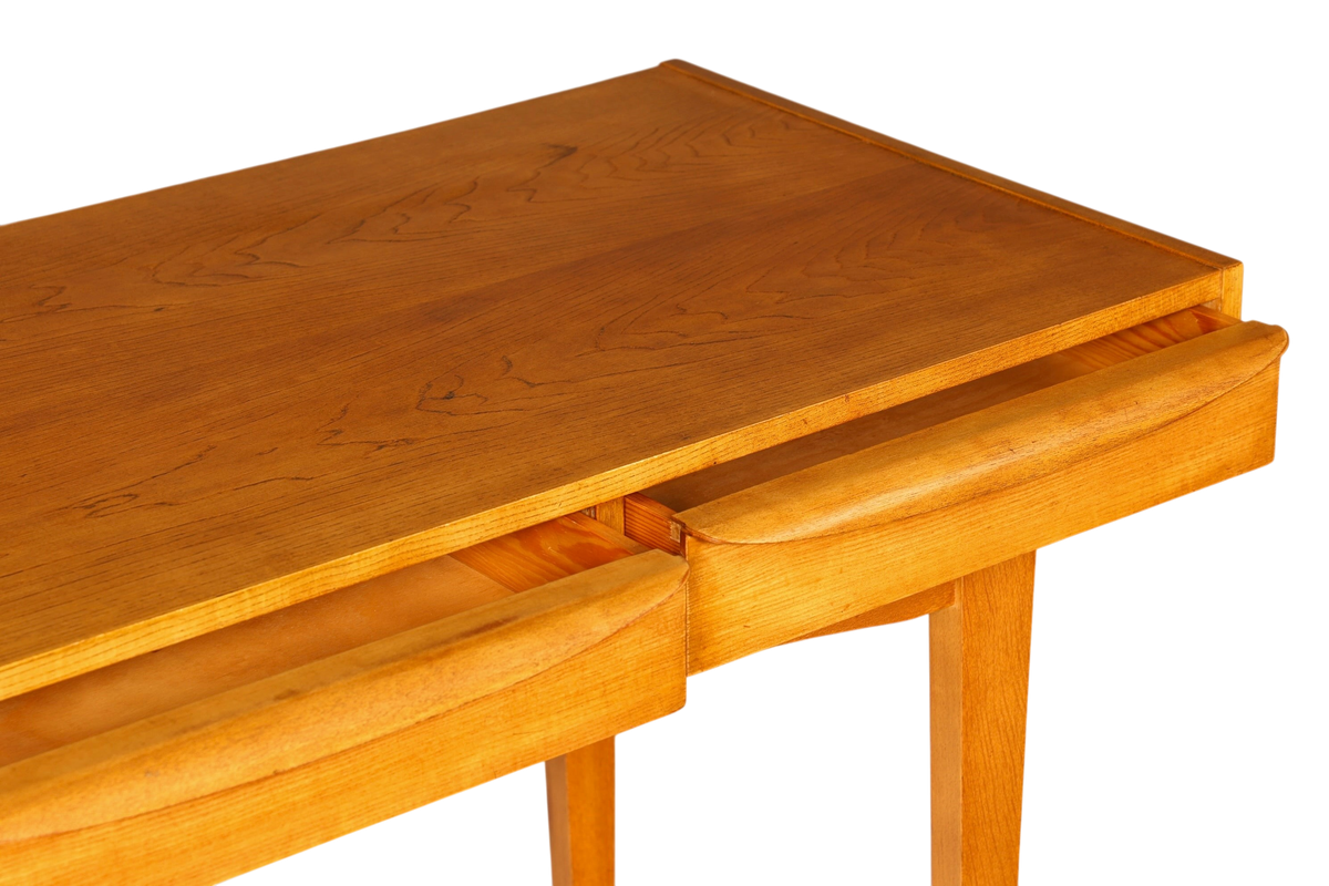 Original Hellerau Schreibtisch Modell 602 Mid Century Franz Ehrlich Design Bürotisch Vintage Desk