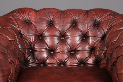 Edler Original Chesterfield Sessel Englischer Armlehnsessel Englisch Herrensessel Antik Echt Leder