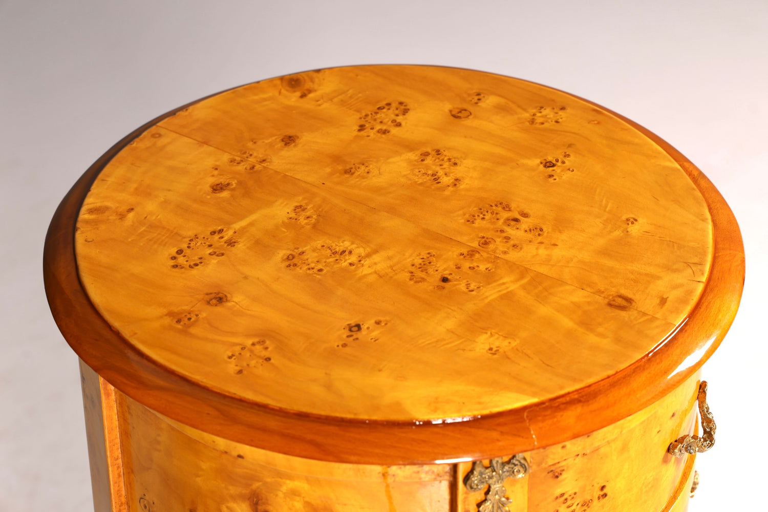 Traumhafte Barock Stil Kommode Antik Stil Louis XV Vertiko Birke Highboard Schubladenkommode
