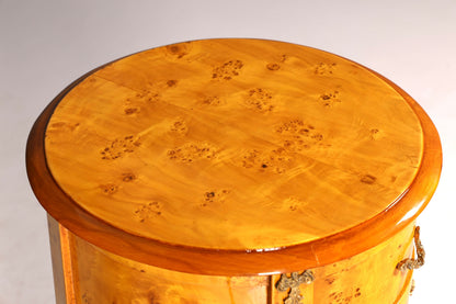 Traumhafte Barock Stil Kommode Antik Stil Louis XV Vertiko Birke Highboard Schubladenkommode