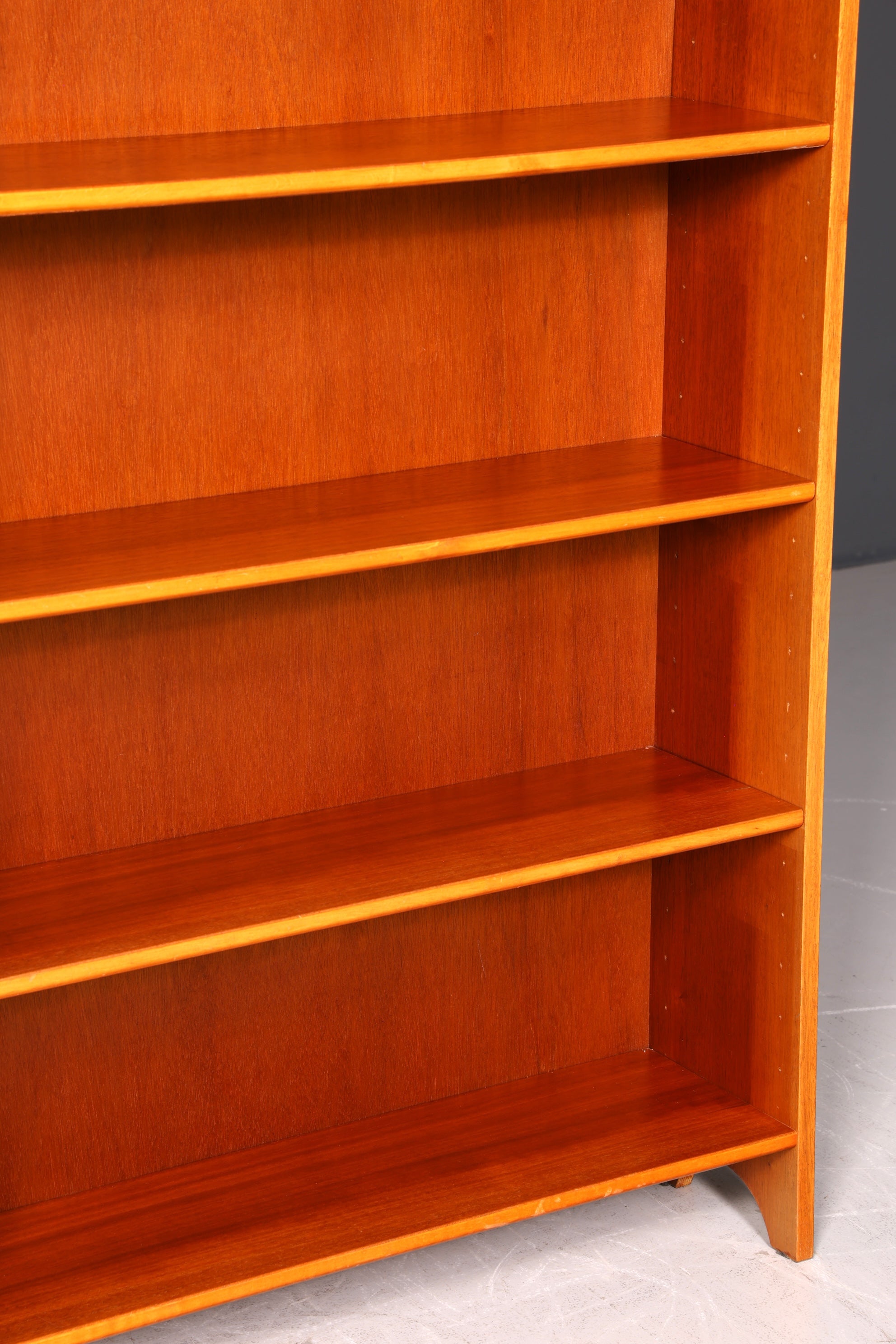 Edles Mid Century Regal Vintage Bücherregal Schrank Buchablage 60s Bookshelf Designer Holz