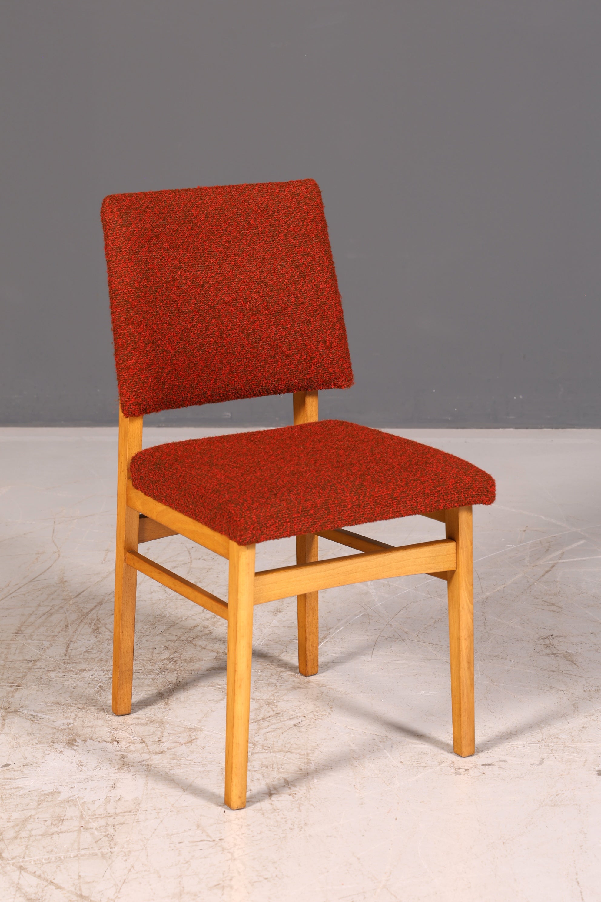 Edles 6er-Set Mid Century Esszimmerstühle Vintage Stuhl Set Küchenstühle Stuhlset Retro Polsterstuhl 60er