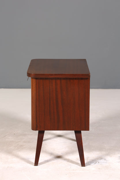 Wunderschöne Mid Century Kommode Vintage Klappschränkchen Retro Nachttisch 1 von 2