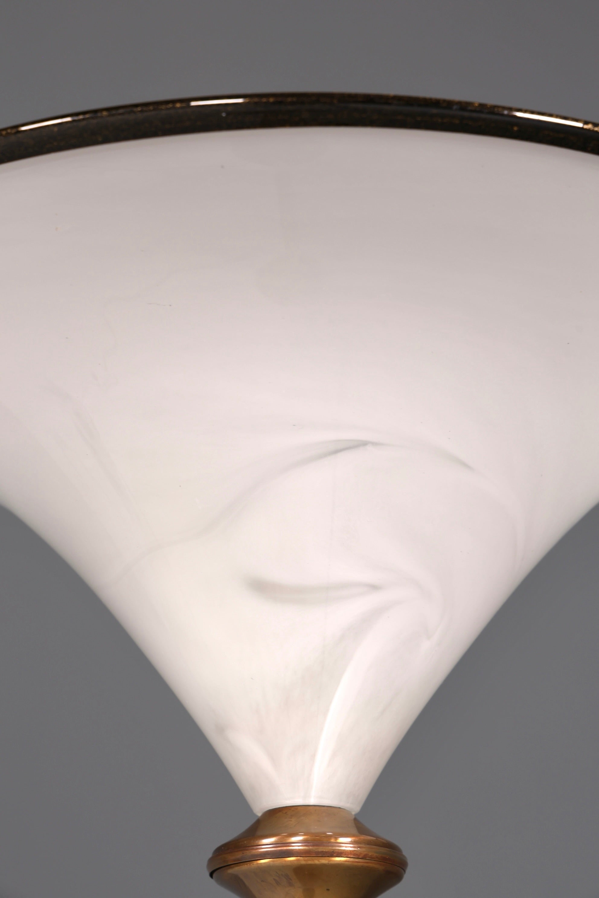 Wunderschöne Italienische Stehlampe der Marke Barovier &amp; Toso Muranoglas Lampenschirm Deckenfluter Standlampe 2 von 2