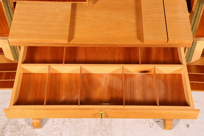 Seltener Magic Box Sekretär Mid Century Schreibkommode Büro Schrank Schweiz Designklassiker Vintage