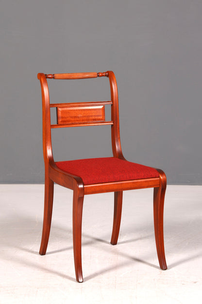 8x Edle Englische Stühle Englisch Dining Chairs Antik 60er Jahre Regency Küchenstühle Stuhlset