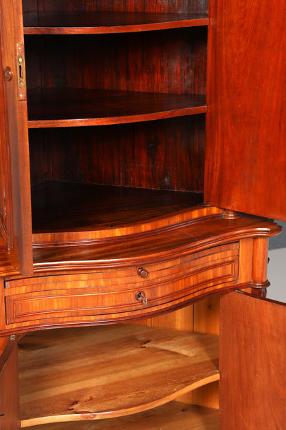 Traumhafter Louis Philippe Eckschrank Antik Gründerzeit Schrank um 1880