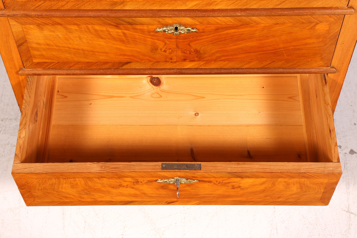 Edler Gründerzeit Sekretär Vertiko Highboard Louis Philippe Kommode Antik um 1880 Schreibsekretär