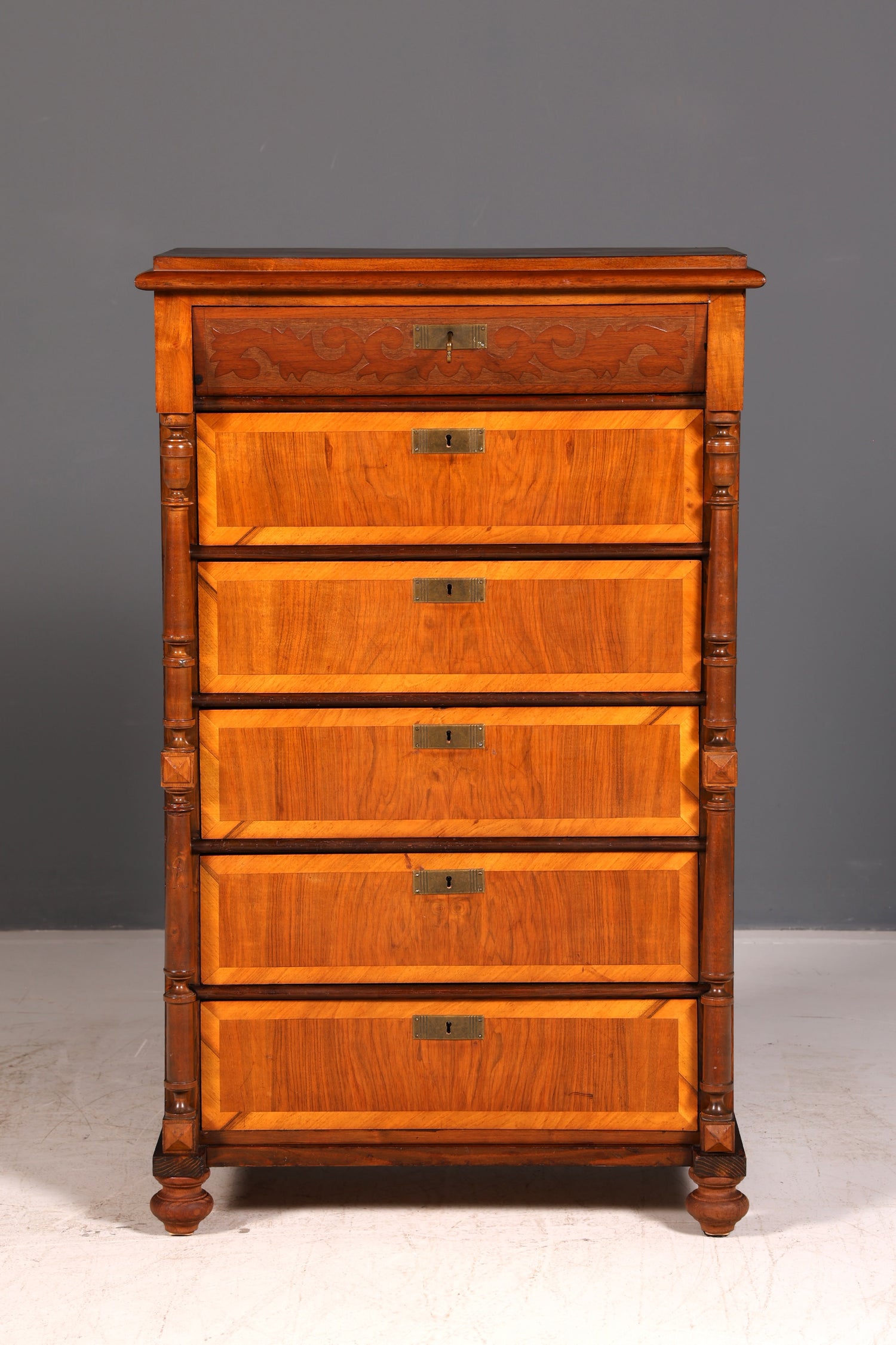 Wunderschöne Gründerzeit Kommode Jugendstil Vertiko Schubladenkommode Chiffoniere Antik Wäschekommode Vintage