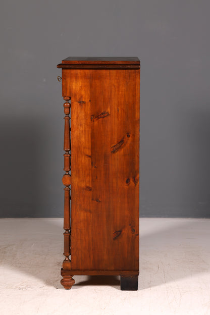 Wunderschöne Gründerzeit Kommode Jugendstil Vertiko Schubladenkommode Chiffoniere Antik Wäschekommode Vintage