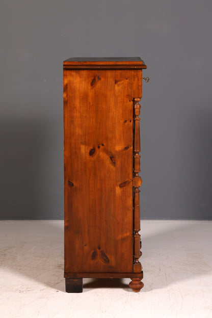 Wunderschöne Gründerzeit Kommode Jugendstil Vertiko Schubladenkommode Chiffoniere Antik Wäschekommode Vintage