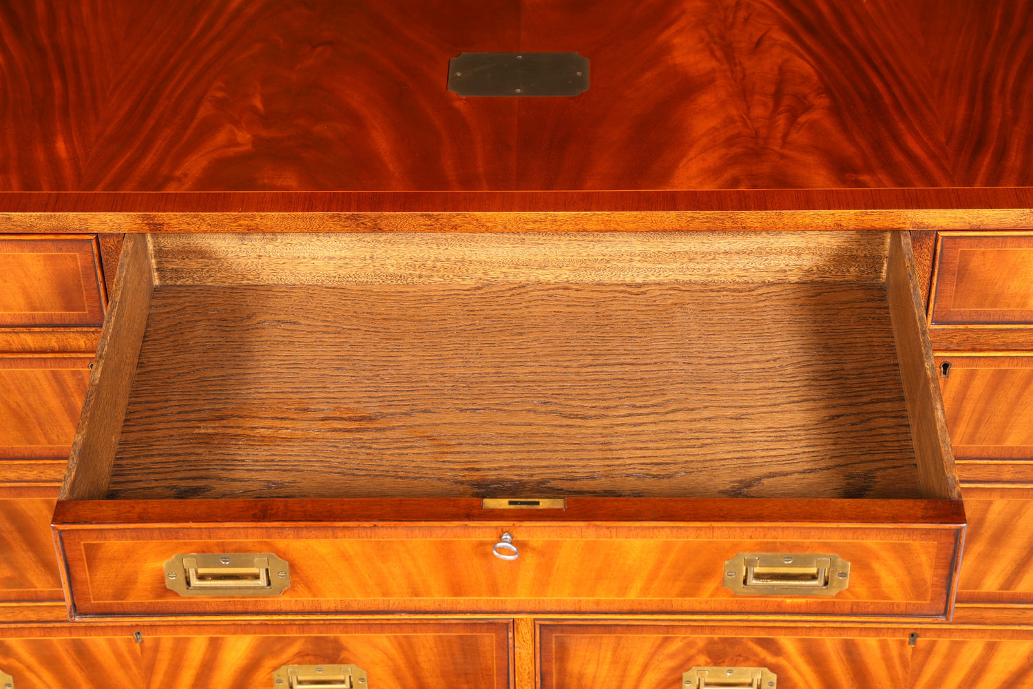 Traumhaftes Maritim Sideboard Englische Schiffs Kommode Englisch Antik Schrank Military Chest