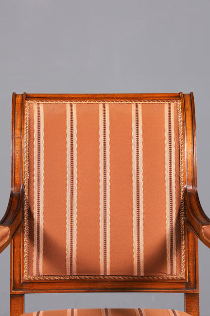 Wunderschöner Selva Stuhl Sekretär Armlehnen Stuhl Borghese Antik Stil Stuhl