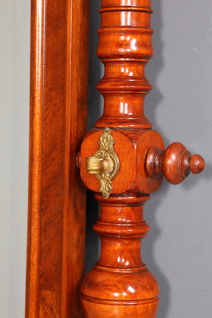 Edle Louis Philippe Kommode mit Spiegelaufsatz Gründerzeit Frisierkommode Holz Schrank Antik Flurschrank um 1880