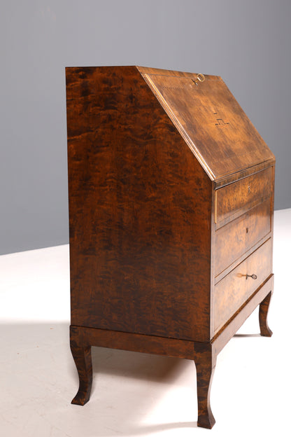 Edler Schwedischer Sekretär um 1925 Büro echt Holz Skandinavische Kommode
