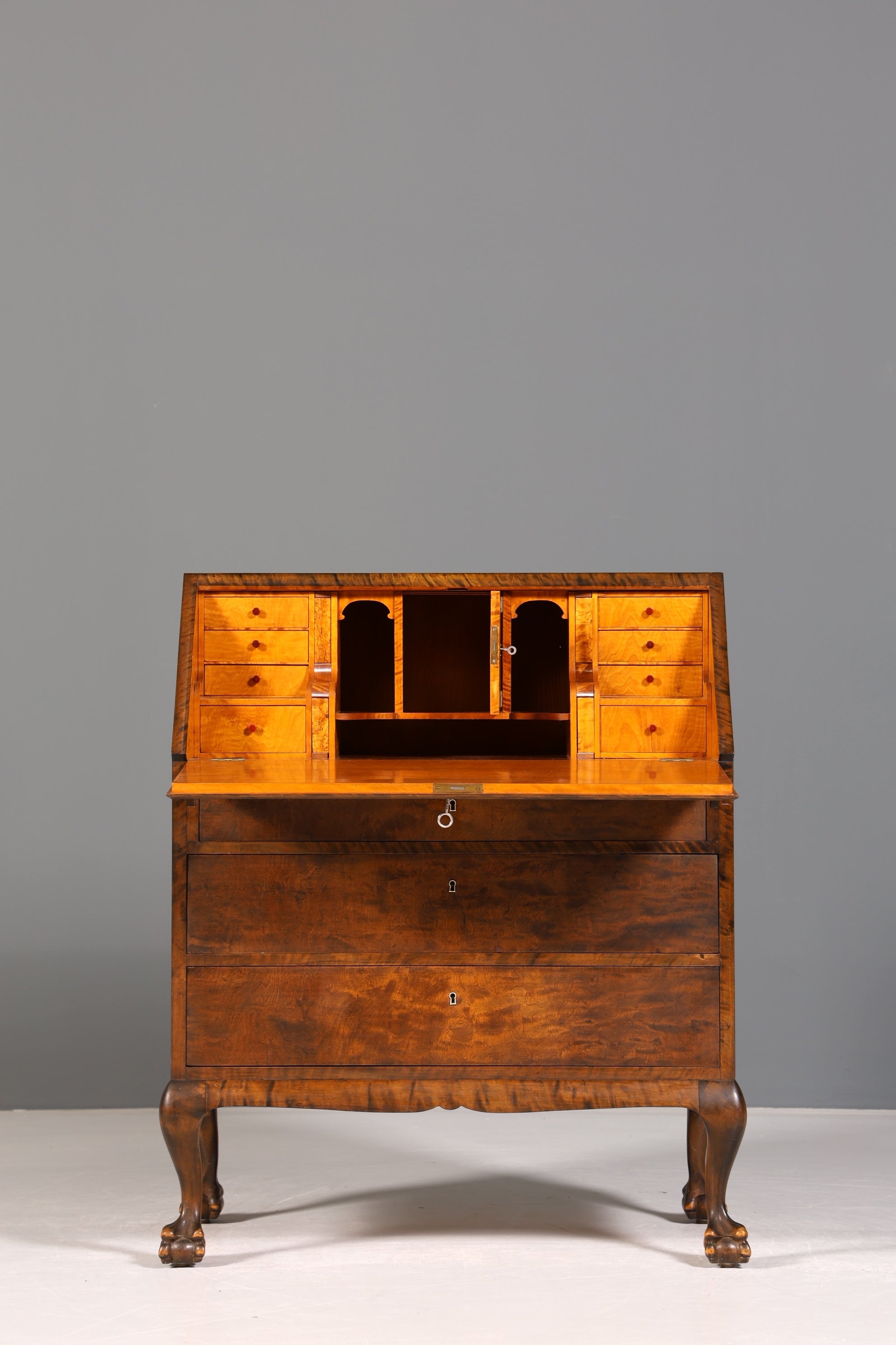 Wunderschöner Sekretär um 1930 Büro Kommode echt Holz Schreibtisch Bürokommode Office Secretary