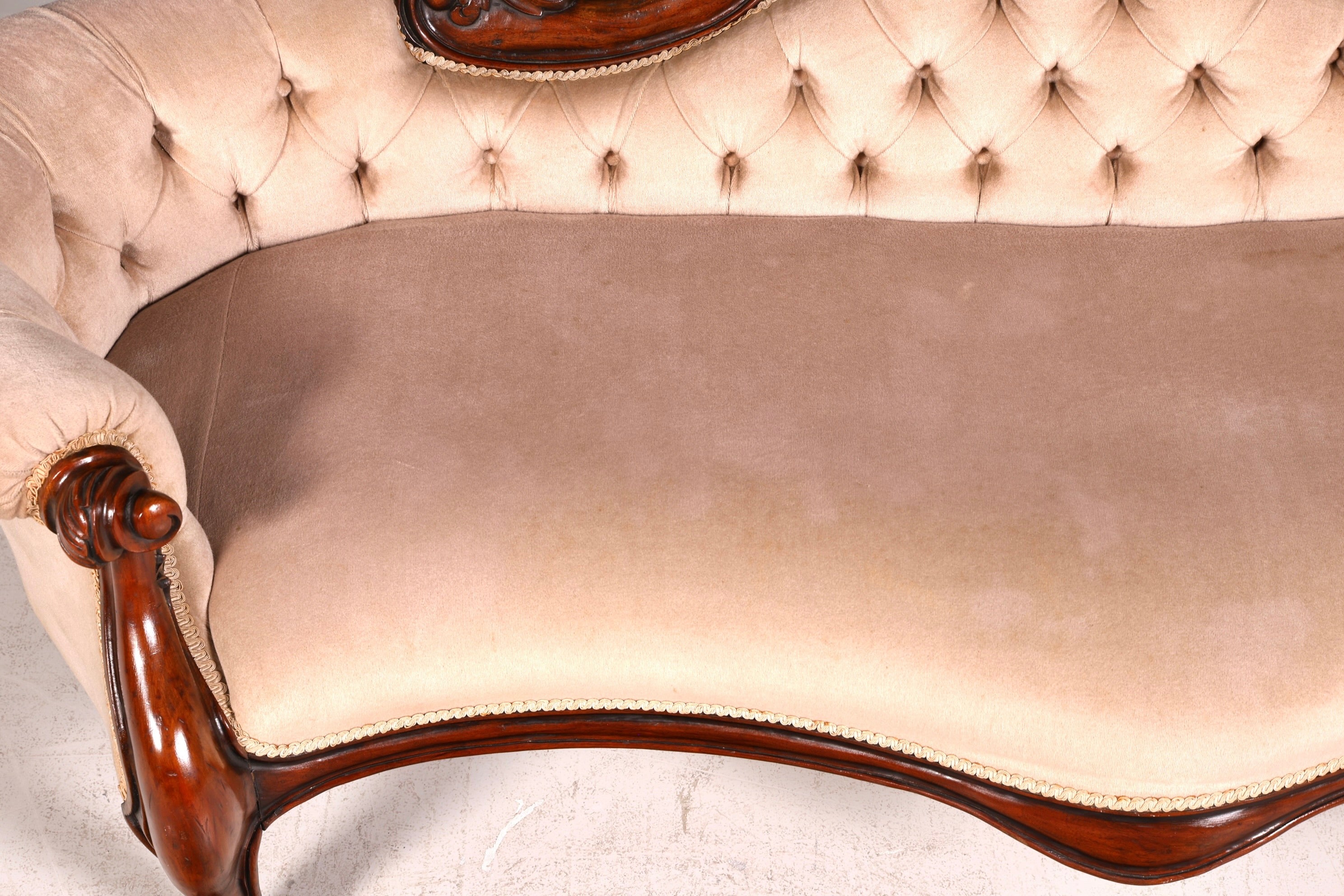 Wunderschönes Louis Philippe Sofa Chaiselongue Loriot Canapè Antik Couch Récamière