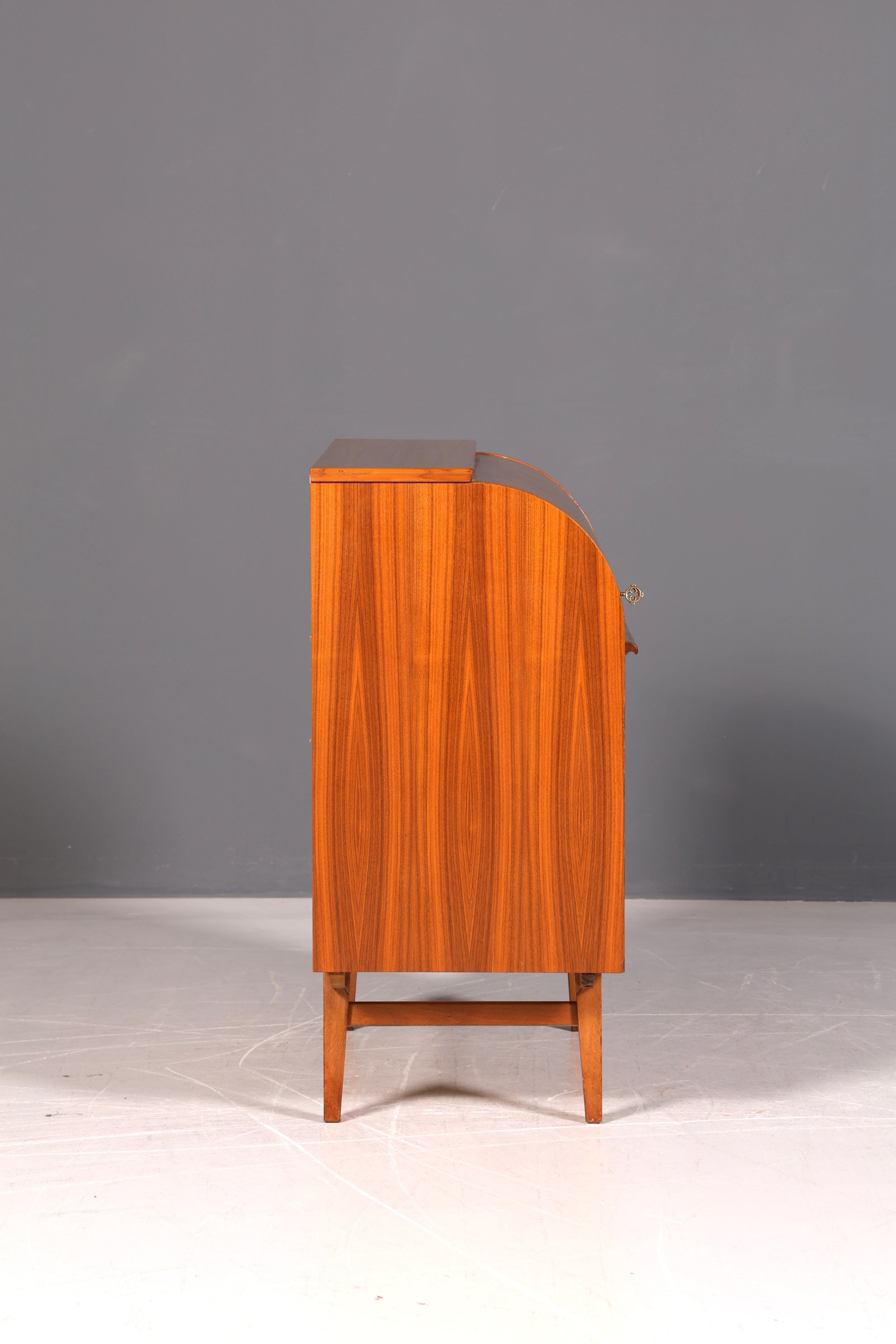 Wunderschöner Mid Century Rollladen Sekretär Danish Design Schreibkommode 60er Jahre Vintage