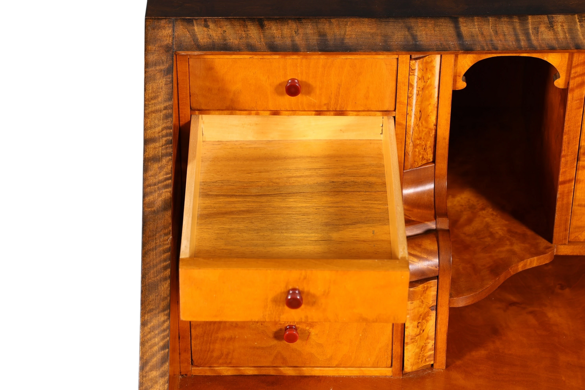 Wunderschöner Sekretär um 1930 Büro Kommode echt Holz Schreibtisch Bürokommode Office Secretary