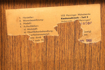 Beautiful mid-century vintage chest of drawers, nightstand, retro 60s hallway chest