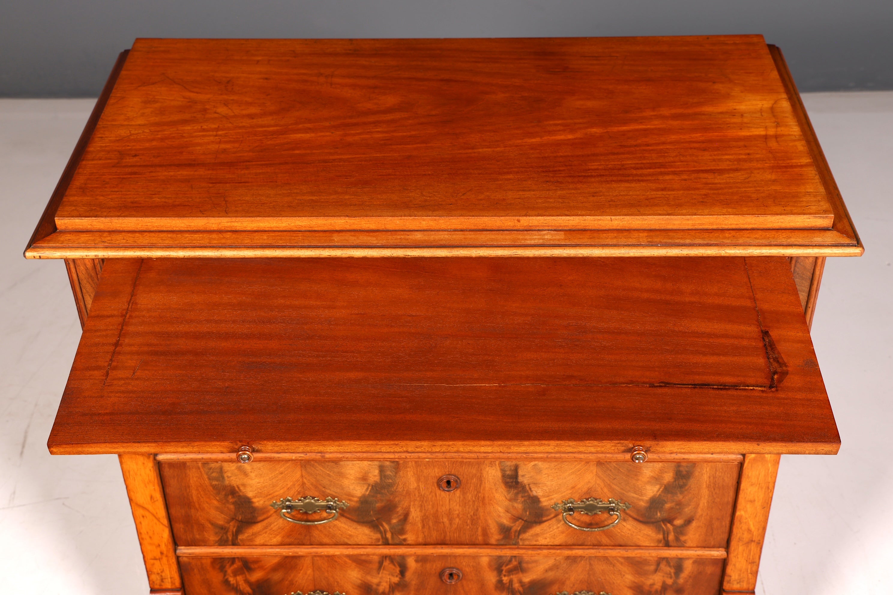Magnifique commode Louis-Philippe de l’époque Gründerzeit, meuble ancien, buffet, commode à tiroirs en bois massif