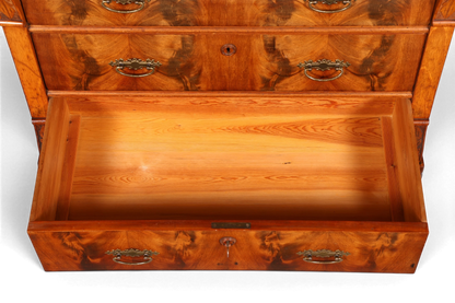 Hauptstadt Möblerei antike Gründerzeit Louis Philippe Kommode aus massivem Holz mit offener Schublade
