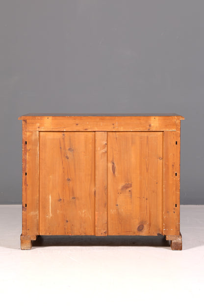 Edle Gründerzeit Kommode Louis Philippe Antik Sideboard Schubladenkommode Wäschekommode um 1890