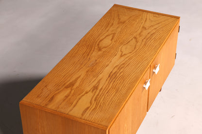 Magnifique commode Hellerau originale, modèle 427, style mid-century, meuble TV, buffet vintage en bois véritable