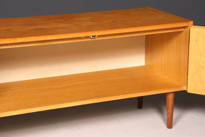 Magnifique commode Hellerau originale, modèle 427, style mid-century, meuble TV, buffet vintage en bois véritable
