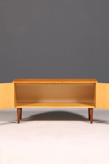 Magnifique commode Hellerau originale, modèle 427, style mid-century, buffet, meuble TV vintage en bois véritable
