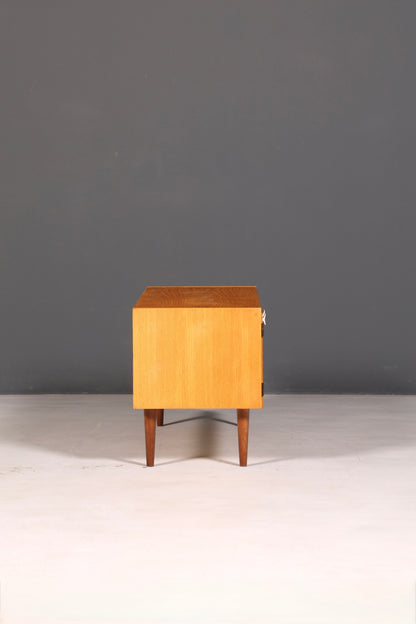 Magnifique commode Hellerau originale, modèle 427, style mid-century, buffet, meuble TV vintage en bois véritable